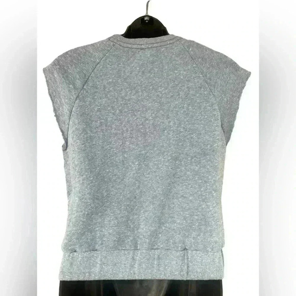 True Religion women’s crop active slit top color pale blue sz XS NWT - Picture 5 of 10